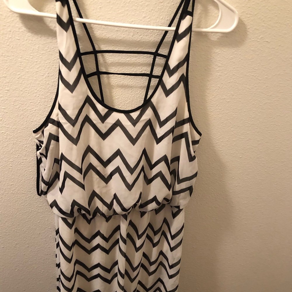 Chevron Maxi Dress
